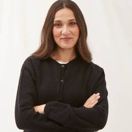 Cardigan en laine recyclee pour femme Rose