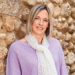Carre en mohair et soie
