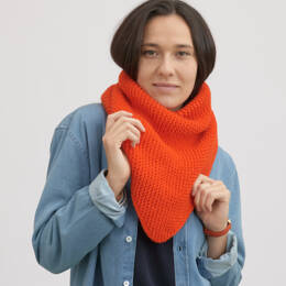 Chale en laine recyclee Maylis