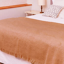 Couverture laine mohair lit 2 places