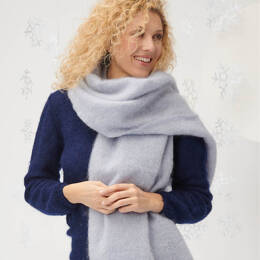 Étole laine mohair et soie pour femme