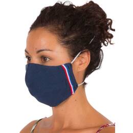 Masque barriere 3D sans couture avec lisere