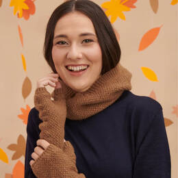 Mitaines laine de chameau sans doigts