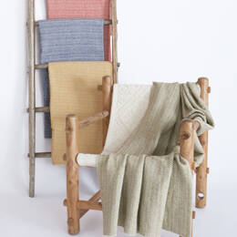 Plaid en lin et coton bio