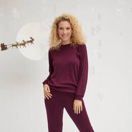 Pyjama laine mérinos femme