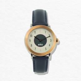 Montre Écoresponsable eHo - Collection Minimale - Montre Minimale Bleu