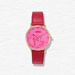Montre Rouge - Montre eHo - Fabriquée en France