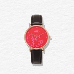 Montre Rouge - Montre eHo - Fabriquée en France