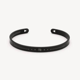 Bracelet Signes du Zodiaque x12 - Noir - Vierge