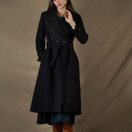 Manteau long hiver homme noir Caban manches long chaud en laine costume pas  cher de qualité grande taille Veste blouson automne