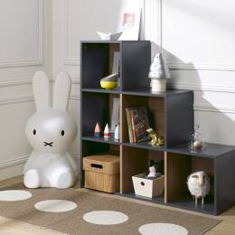 Bibliothèque 6 cases escalier  ANGEL