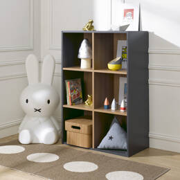 Bibliothèque 6 cases ANGEL