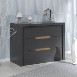 Commode 3 tiroirs ANGEL - Ardoise