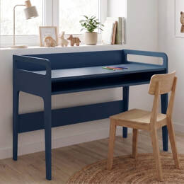 Bureau enfant à casier LEVIS - Bleu