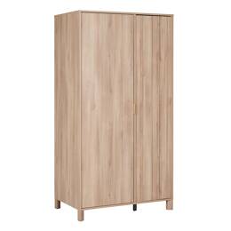 Armoire 2 portes JULIA - Chêne