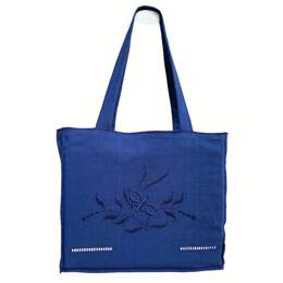 SAC BRODÉ Blue Bee 003