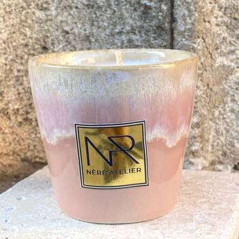 Bougie PORTOFINO Rose - Verveine fraîche : agrumes /verte/ fraiches