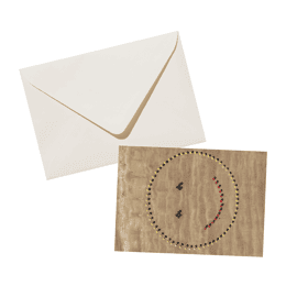Carte Postale Smiley dans sable