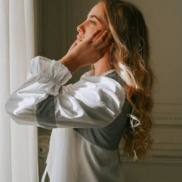 Blouse Célestine Marine — 38