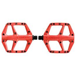 Paire de pedales plates look trail fusion rouge