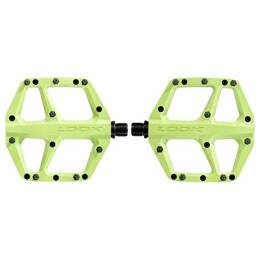 Paire de pedales plates look trail fusion vert lime