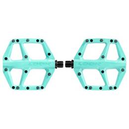 Paire de pedales plates look trail fusion bleu ice