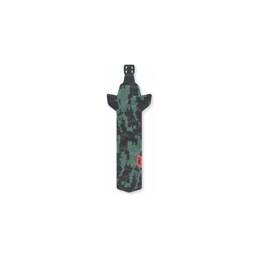 Garde boue arriere route pixel noir   vert