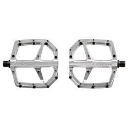 Paire de pedales plates look trail roc  argent