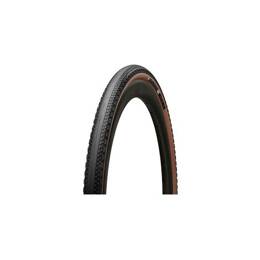 Pneu gravel hutchinson caracal 700 mm tubeless ready souple hardskin bi compound flancs beiges tan