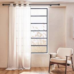 Rideau léger à oeillets en lin LENO - Kipli