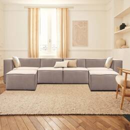 Canapé panoramique ARIA | Cendre - Kipli