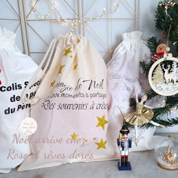 Hotte de Noël à personnaliser