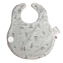 Bavoir Intemporels orsi avec roses