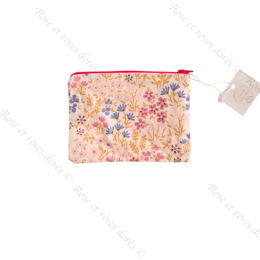 Pochette M - jardin fleuri