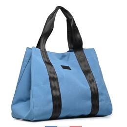 Sac cabas bleu clair