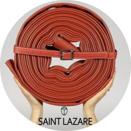 Ceinture vegan femme brique
