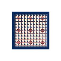 Foulard carré Caneva 65x65 cm - Bleu