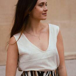 Top réversible Nusa - Creme