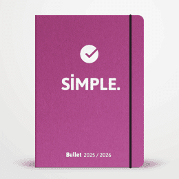 SIMPLE Bullet - Agenda semainier 2025 / 2026