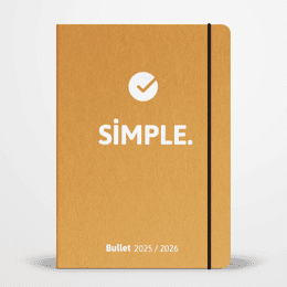 SIMPLE Bullet - Agenda semainier 2025 / 2026