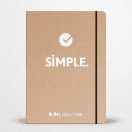 SIMPLE Bullet - Agenda semainier 2025 / 2026