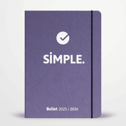 SIMPLE Bullet - Agenda semainier 2025 / 2026