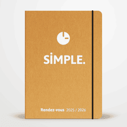 SIMPLE Rendez-vous - Agenda semainier 2025 / 2026