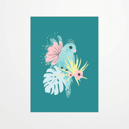 Carte postale - Claire Priou - Tropical 2