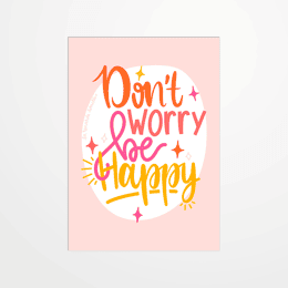 Carte postale - La Renarde Bouclée - Don't worry