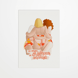 Carte postale - La Renarde Bouclée - Nos différences