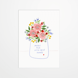 Carte postale - Julie Adore - Merci