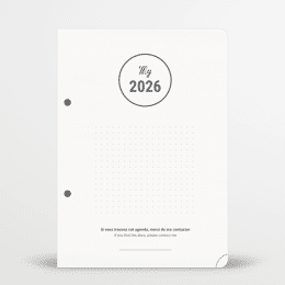 Agenda My 2026 - Recharge pour organiseur A5