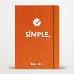 SIMPLE Bullet - Agenda semainier 2026