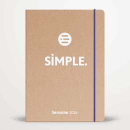 SIMPLE Semaine - Agenda semainier 2026
